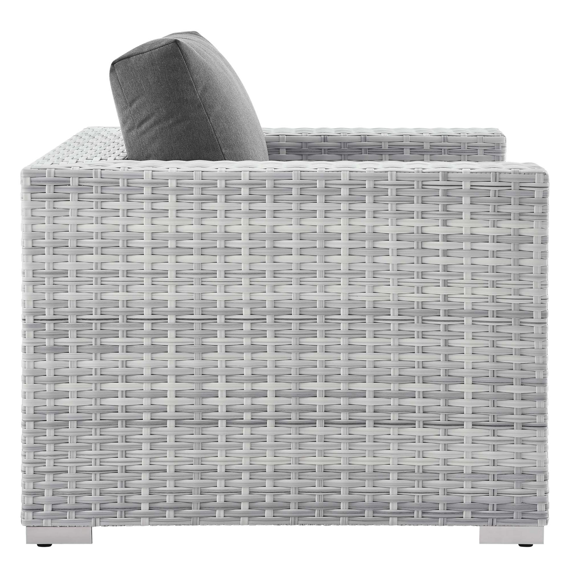 Convene 3-Piece Outdoor Patio Set - Light Gray Light Blue