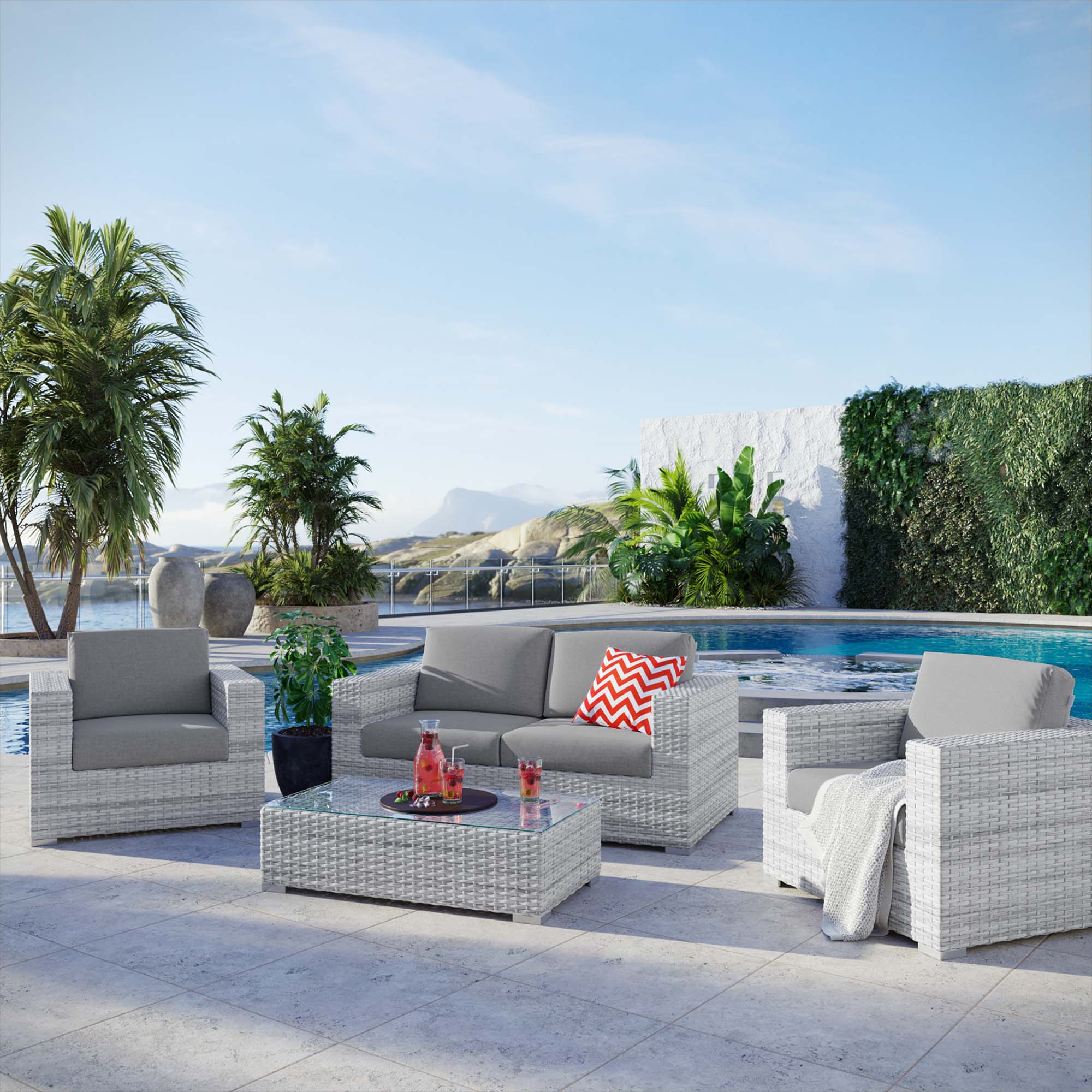 Convene 4-Piece Outdoor Set