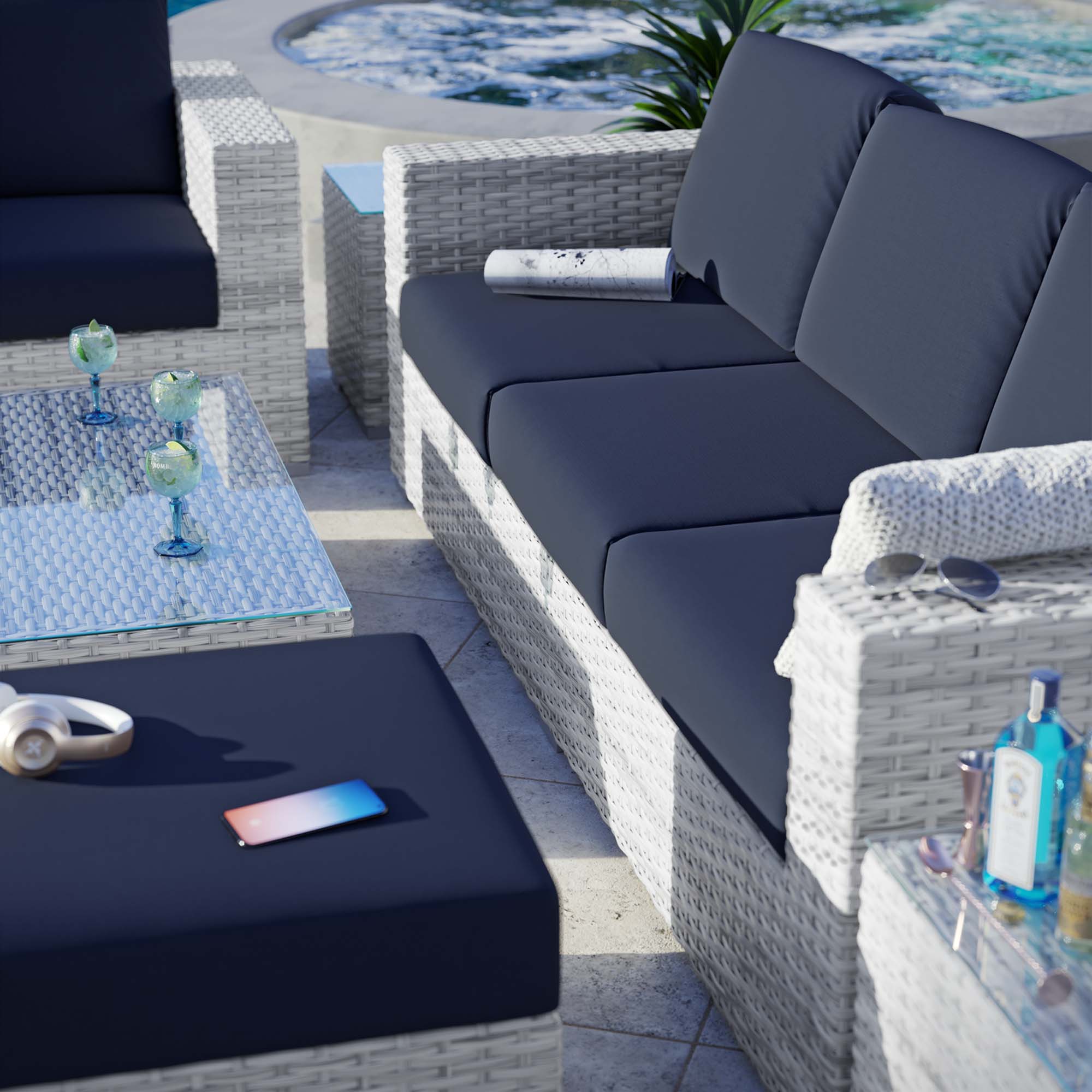 Convene 6-Piece Outdoor Patio Set