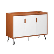 Energize 48" Double or Single Sink Compatible (Not Included) Bathroom Vanity Cabinet - Cherry White