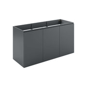 Bryn 48" Wall-Mount Bathroom Vanity (Sink Basin Not Included) - Gray