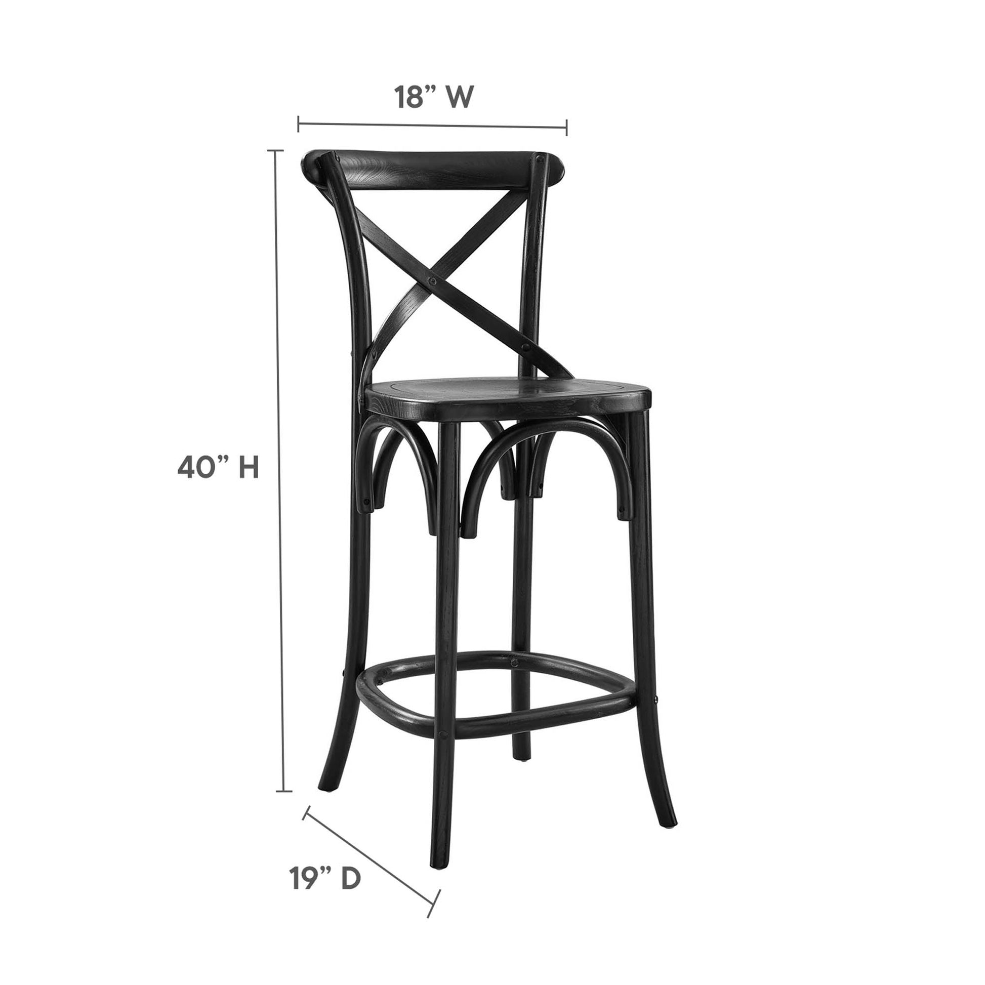 Gear Counter Stool - Midnight Blue
