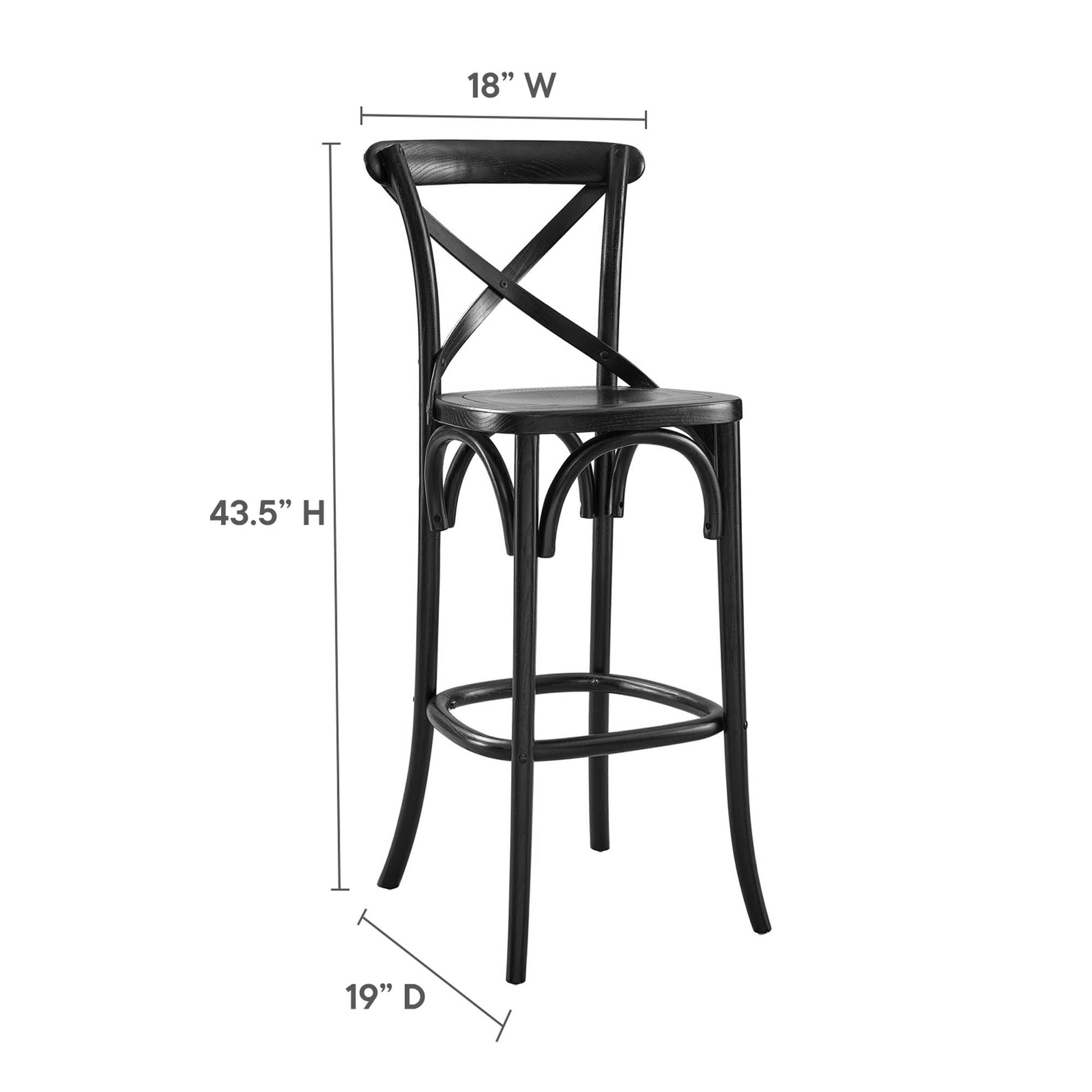 Gear Bar Stool - Midnight Blue