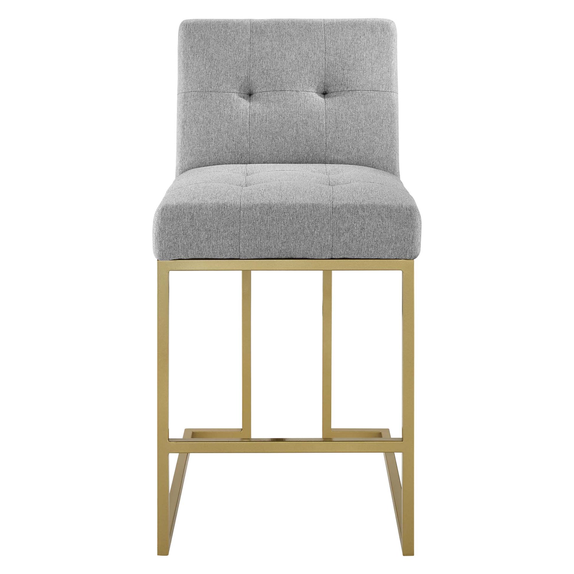 Privy Upholstered Fabric Counter Stool Set of 2