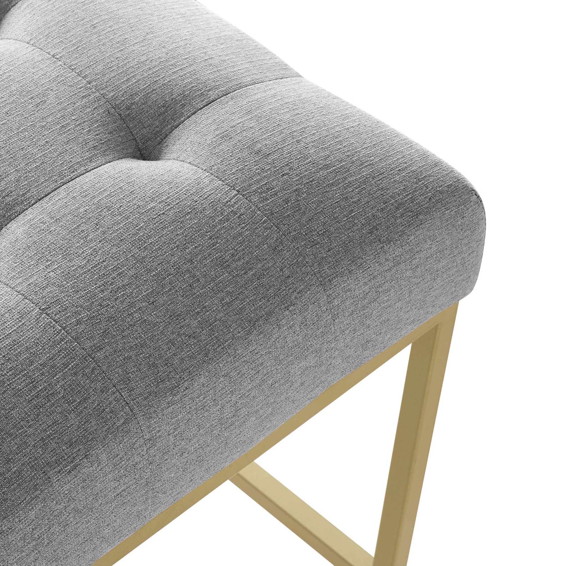 Privy Upholstered Fabric Counter Stool Set of 2