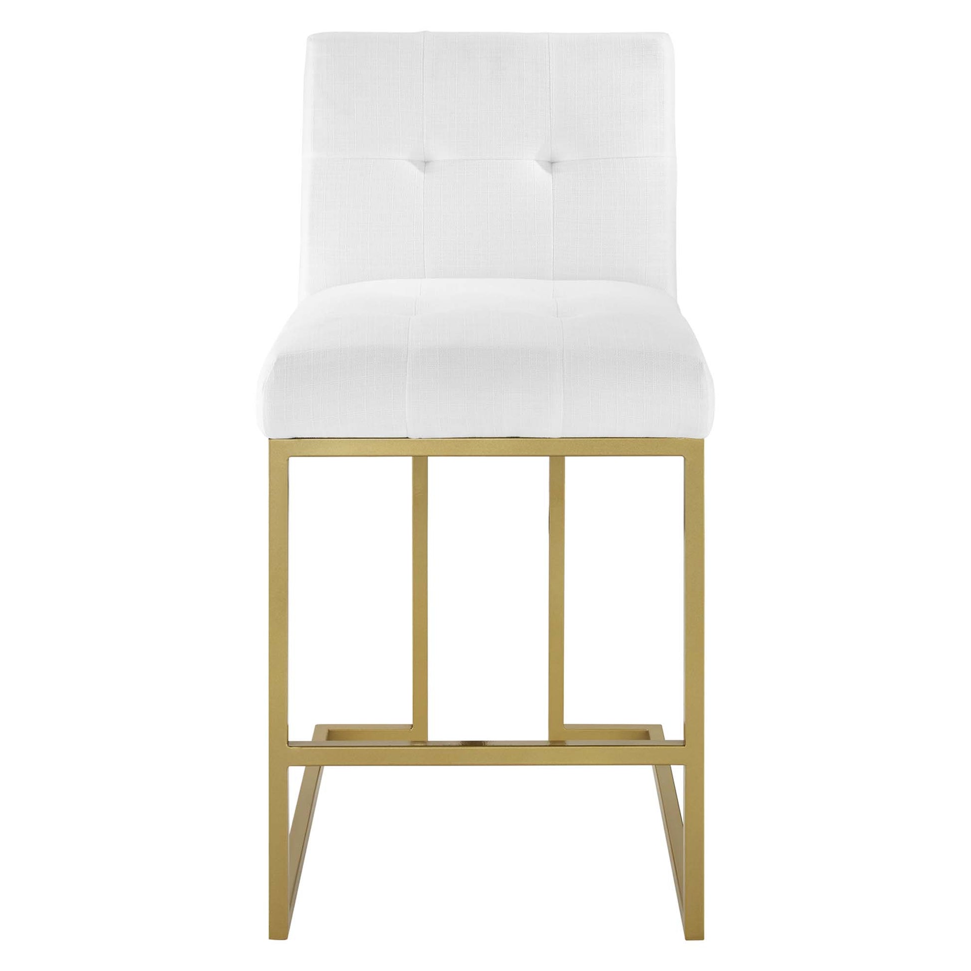 Privy Upholstered Fabric Counter Stool Set of 2