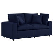 Commix Sunbrella® Outdoor Patio Loveseat - Navy