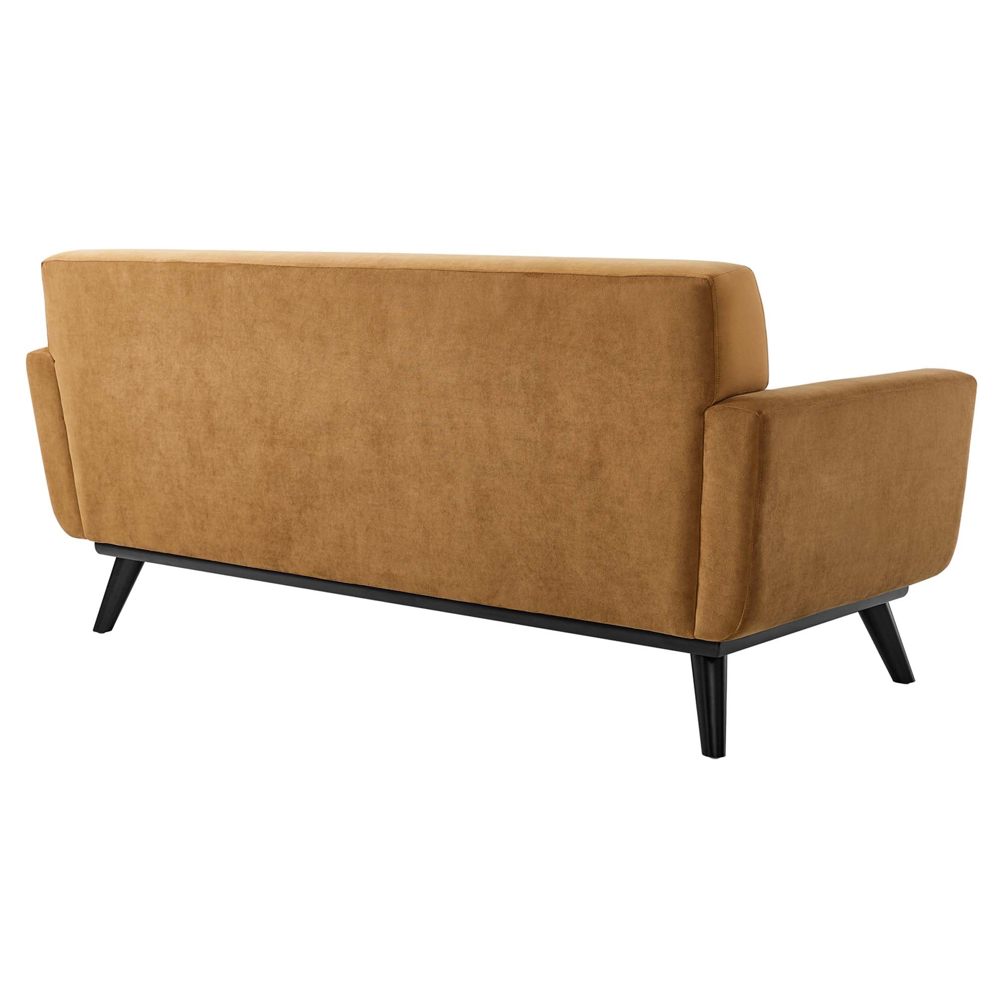 Engage Performance Velvet Loveseat - Navy