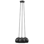 Chalice 3-Light Metal Pendant - Black