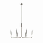Rekindle 8-Light Chandelier - Polished Nickel