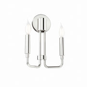 Rekindle 2-Light Wall Sconce - Polished Nickel
