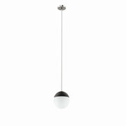 Stellar 1-Light Pendant Light - Opal Polished Nickel