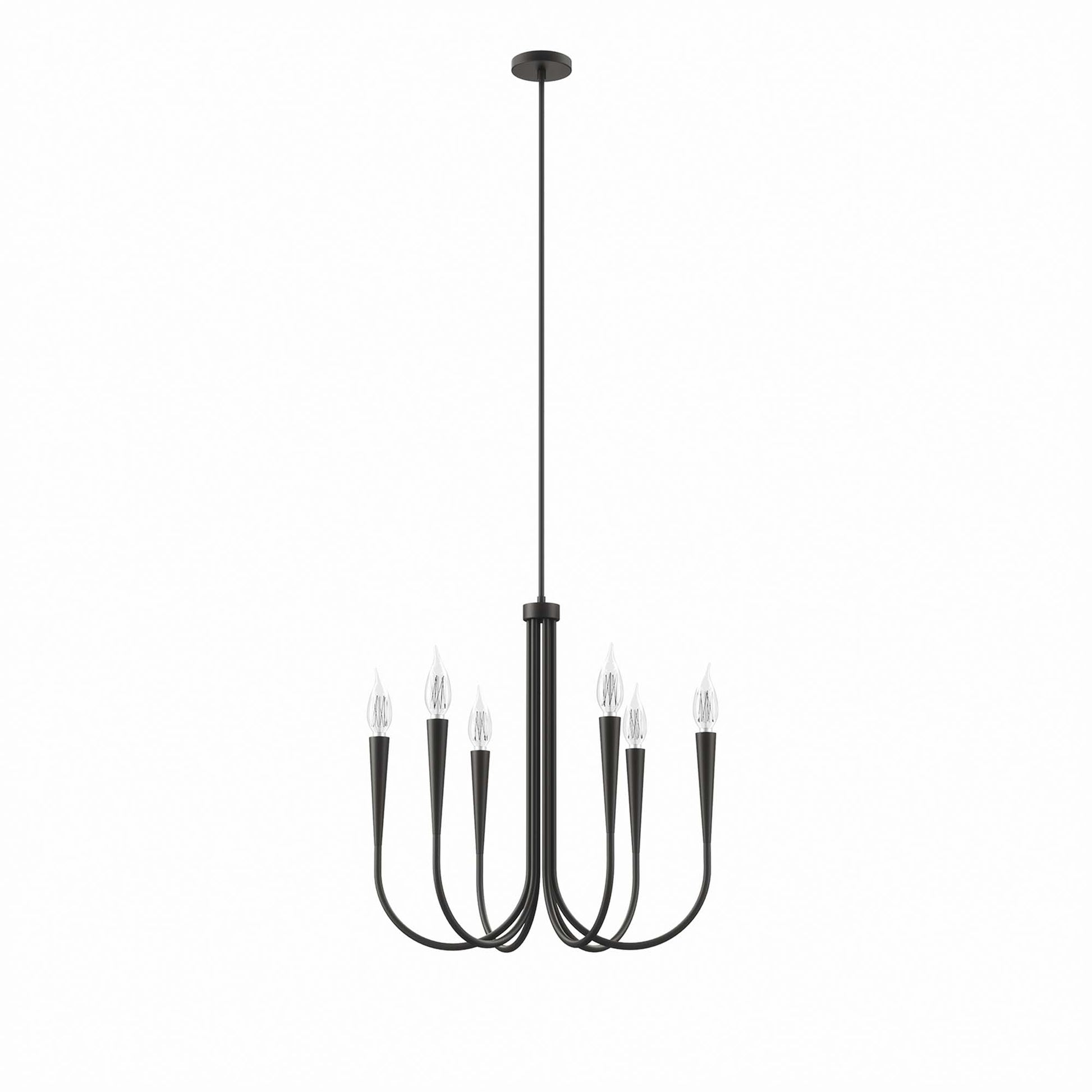 Penrose 6-Light Chandelier - Black