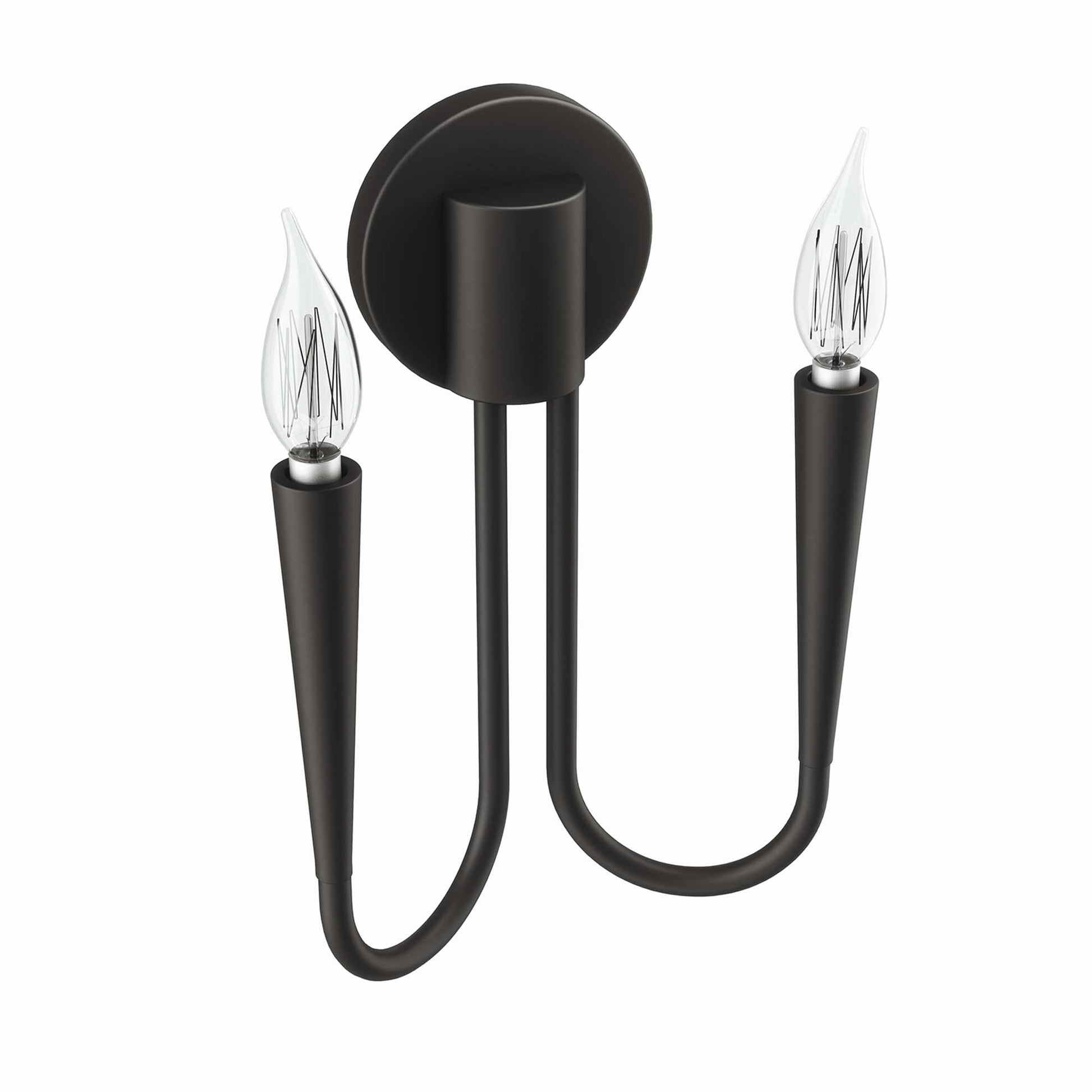 Penrose 2-Light Wall Sconce - Black