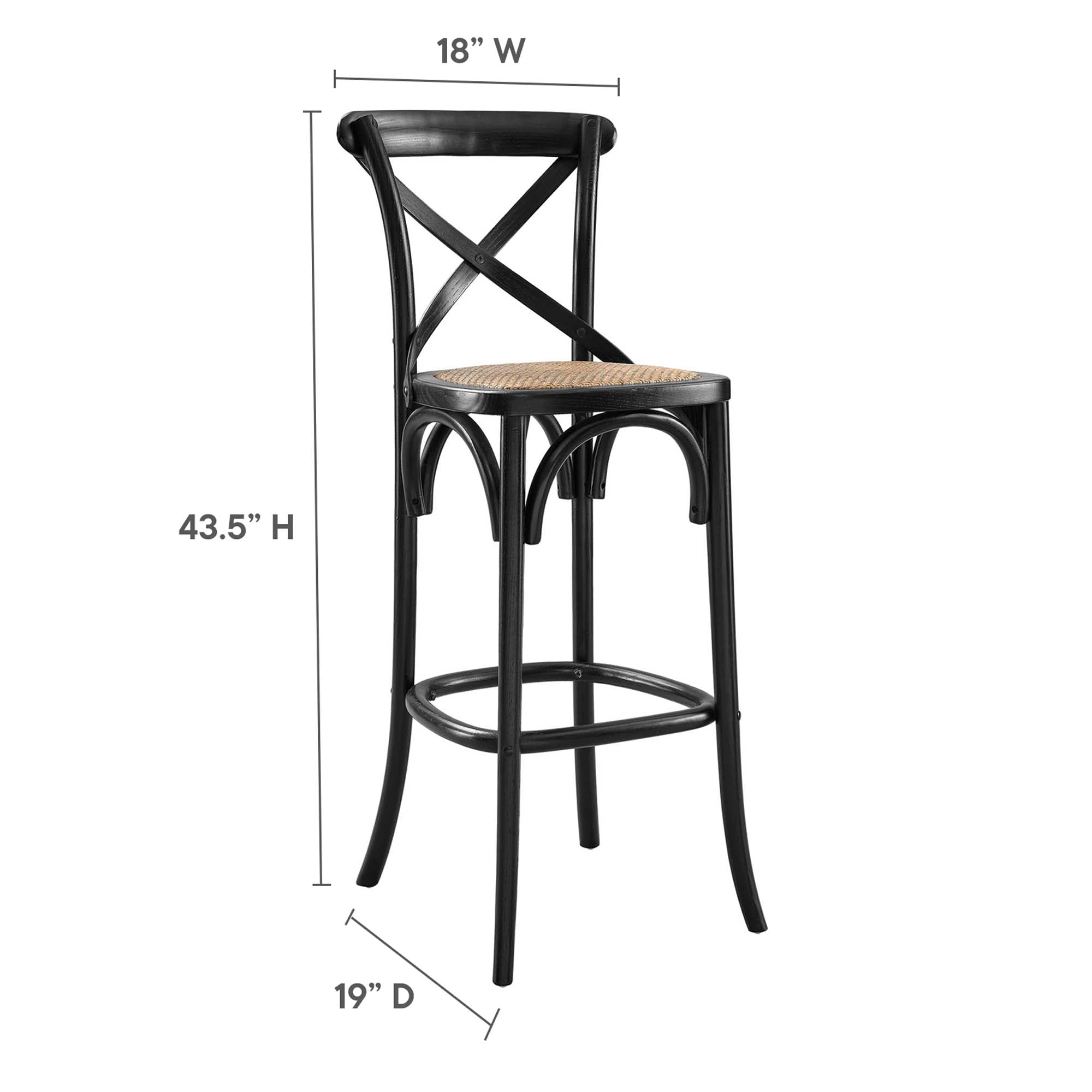 Gear Bar Stool - Midnight Blue