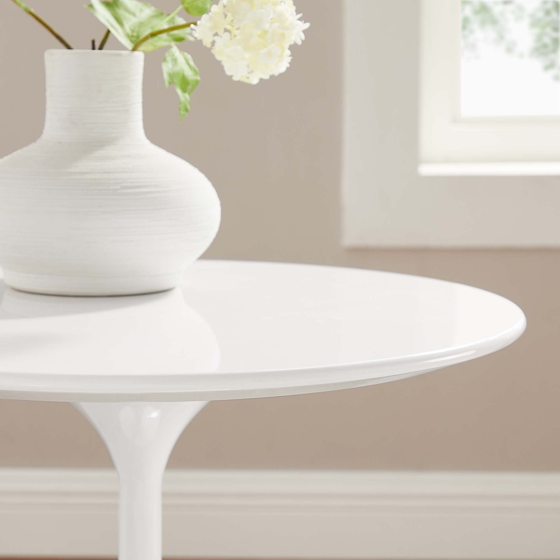 Lippa Round Wood Side Table