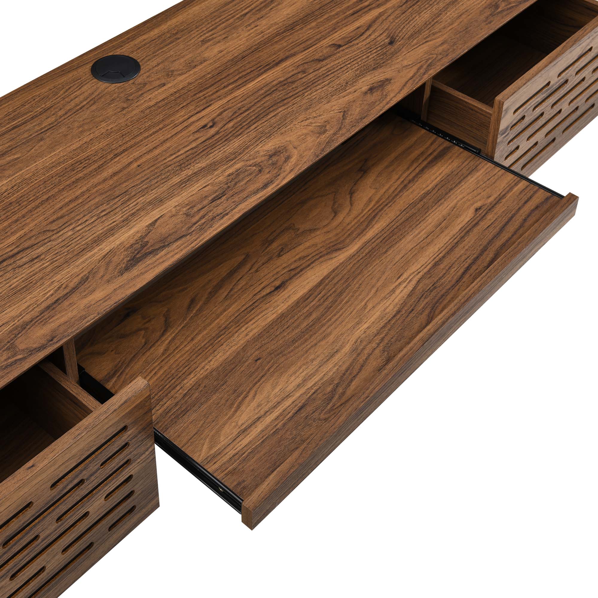 Merit 60" Wall Mount Wood Office Desk