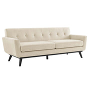 Engage Herringbone Fabric Sofa - Beige