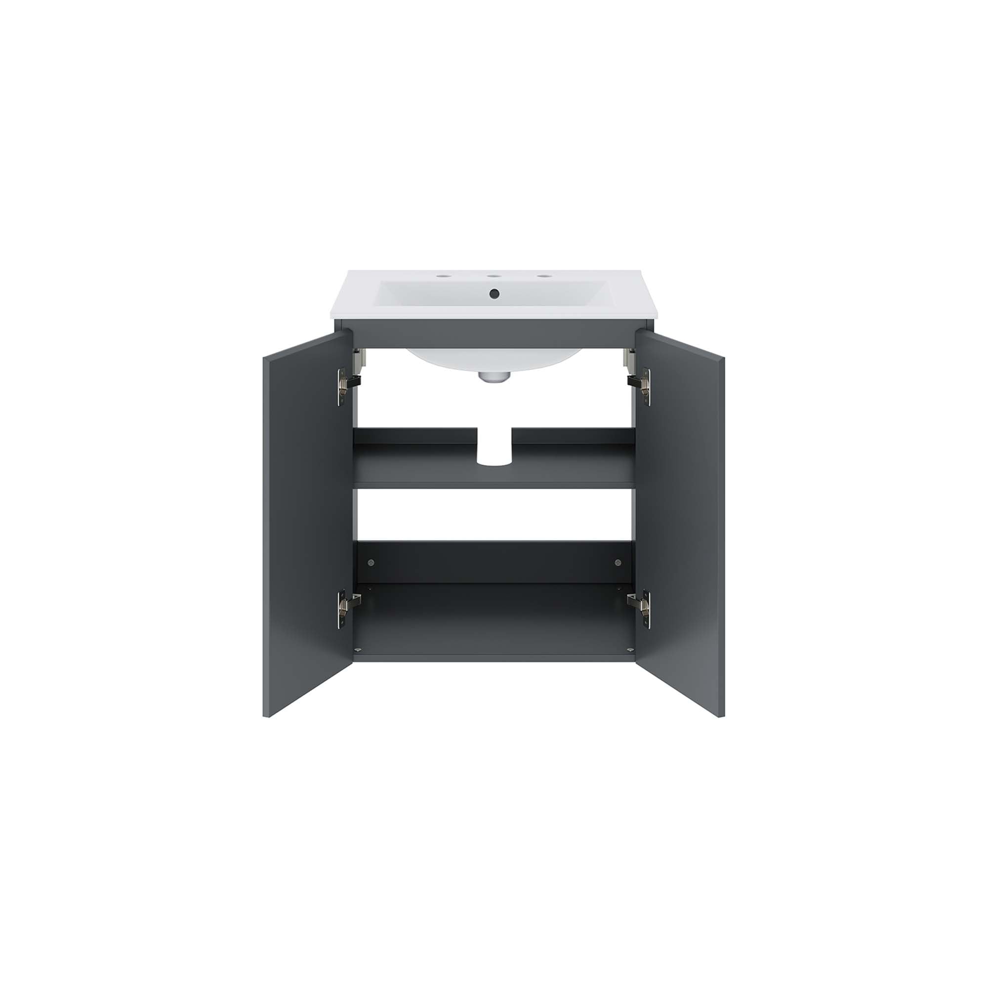 Bryn Wall-Mount Bathroom Vanity Basin Included