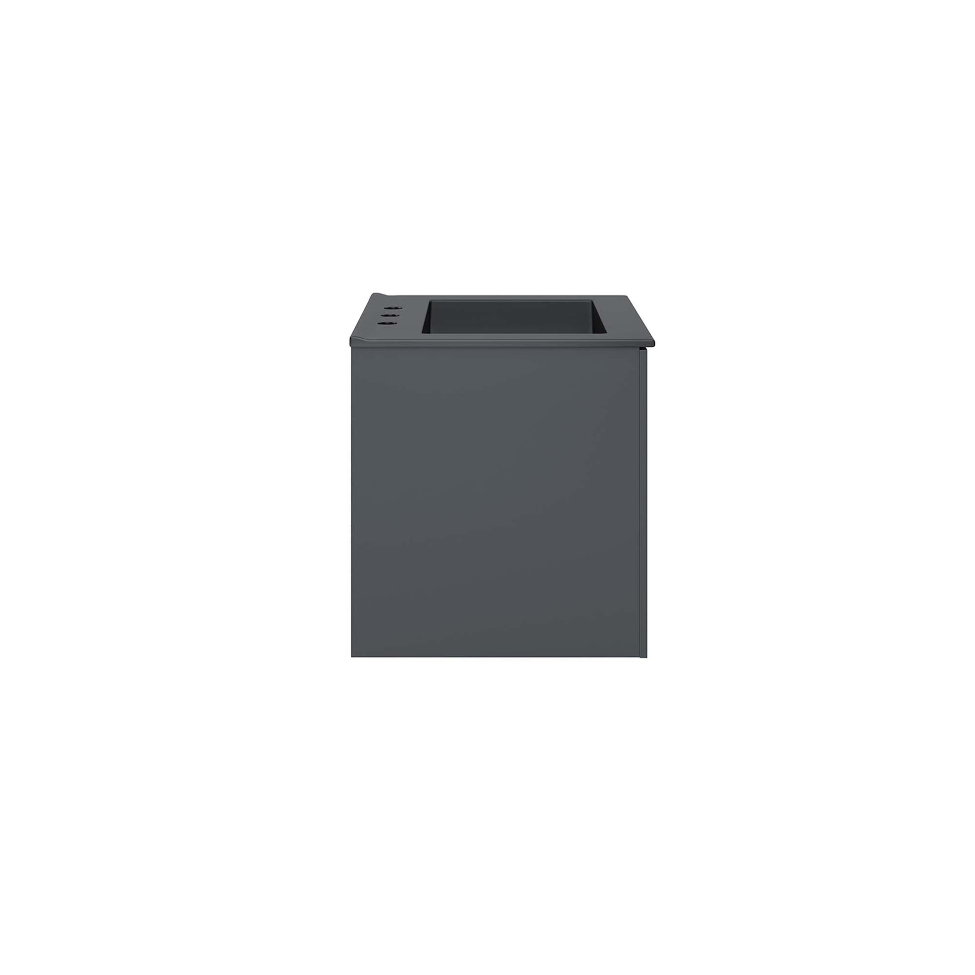 Vitality Bathroom Vanity Basin Included - White Black