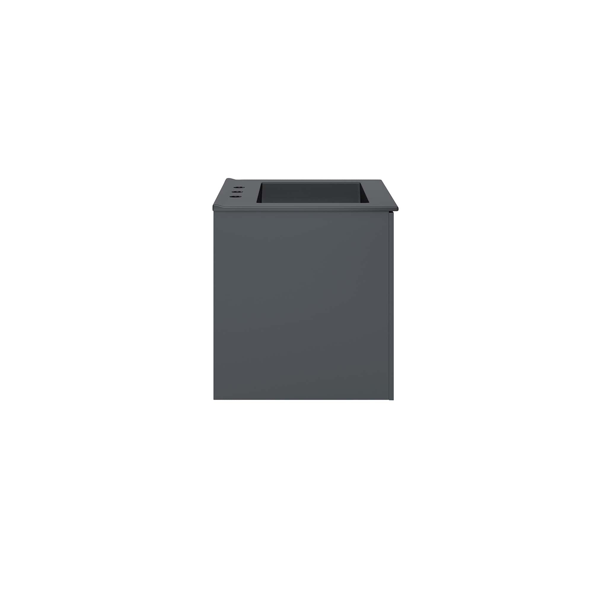 Vitality Bathroom Vanity Basin Included - White Black