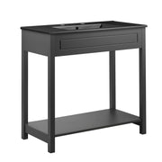 Altura 36" Bathroom Vanity - Gray Black