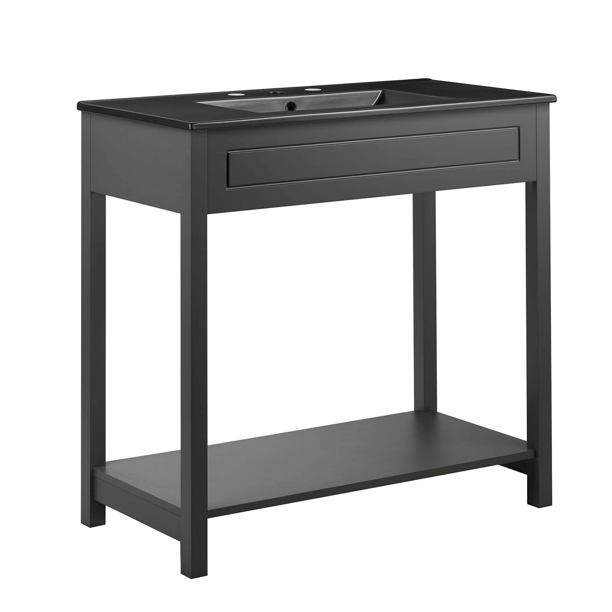 Altura 36" Bathroom Vanity - Gray Black