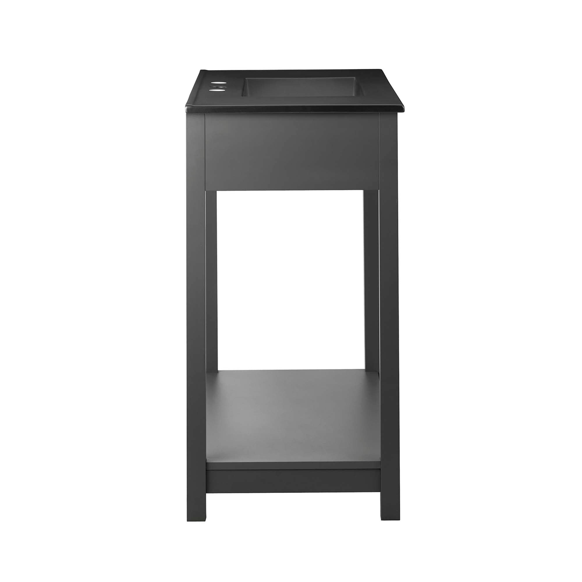 Altura 36" Bathroom Vanity - White Black