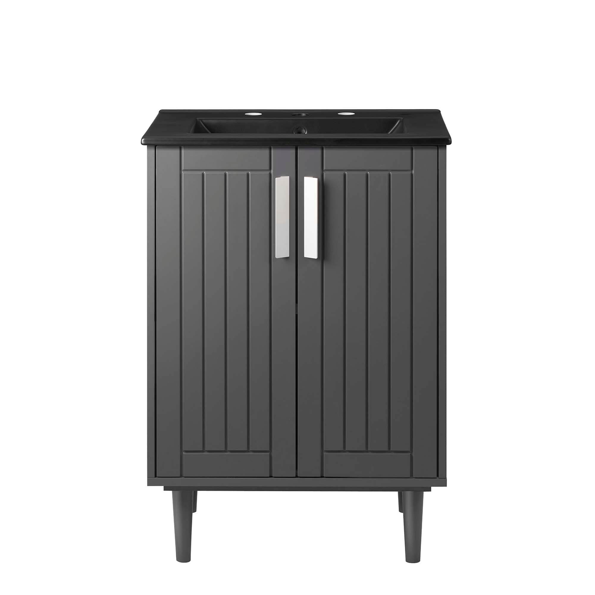 Augusta 24" Bathroom Vanity - White White