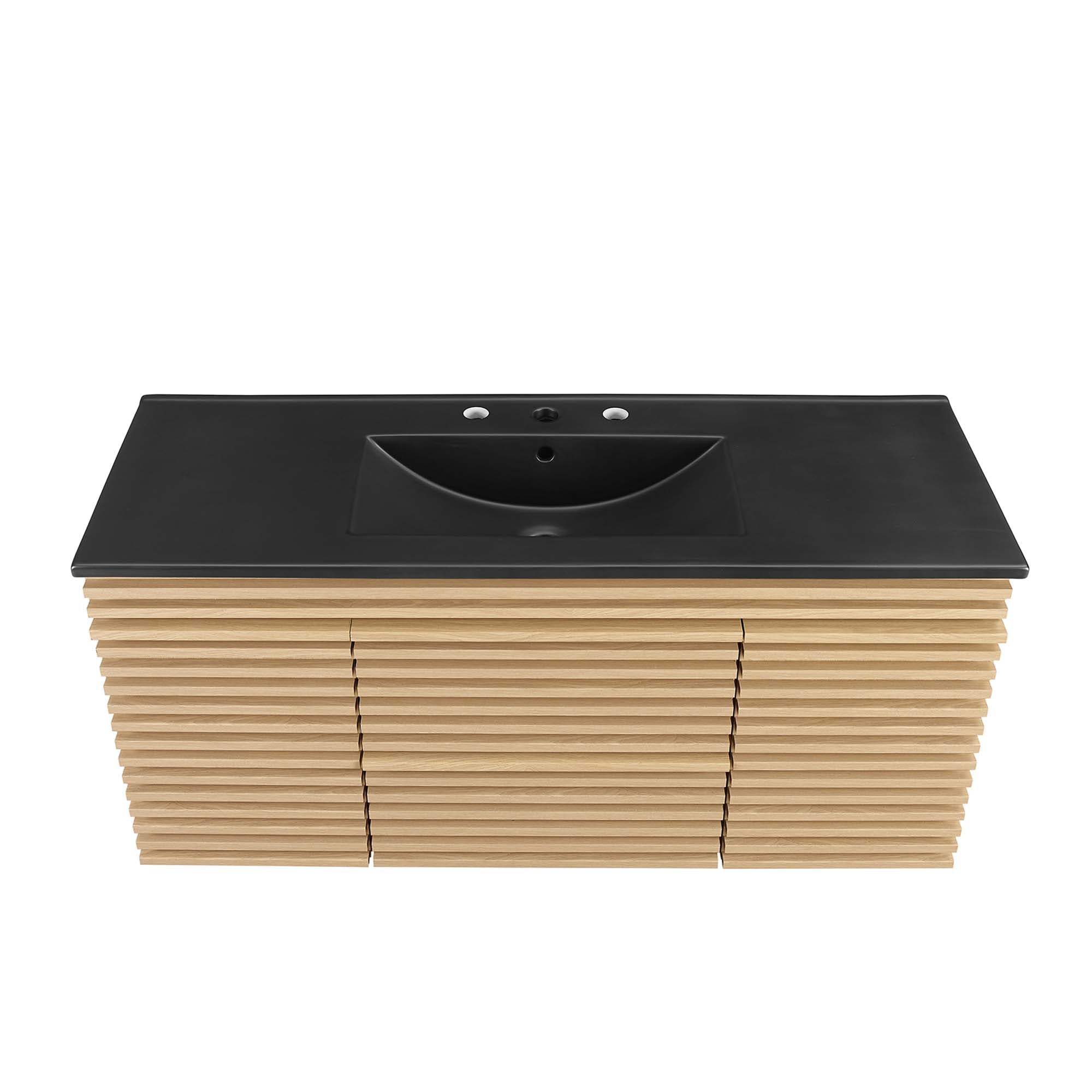 Render 48" Wall-Mount Bathroom Vanity Basin Included