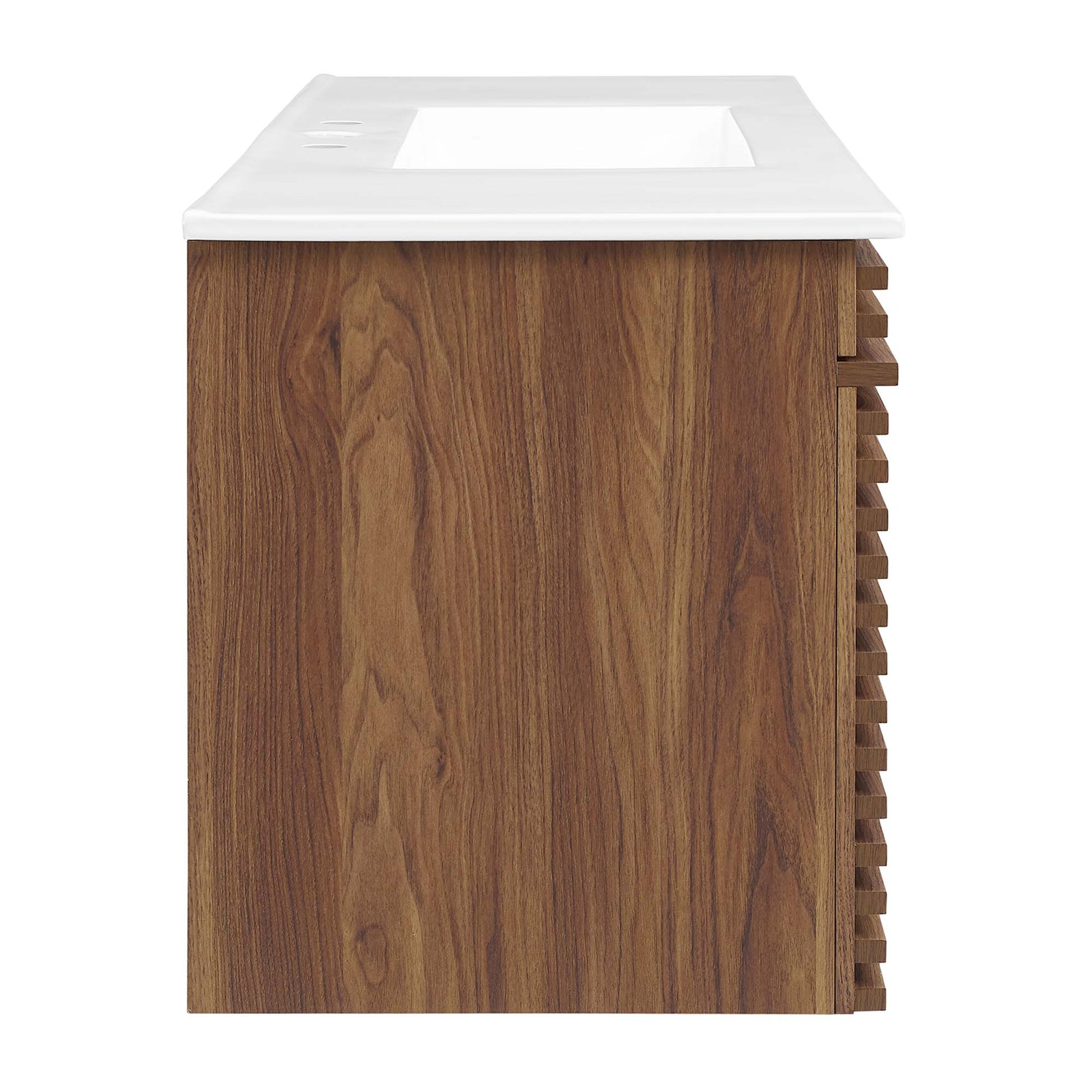 Render 48" Wall-Mount Bathroom Vanity Basin Included