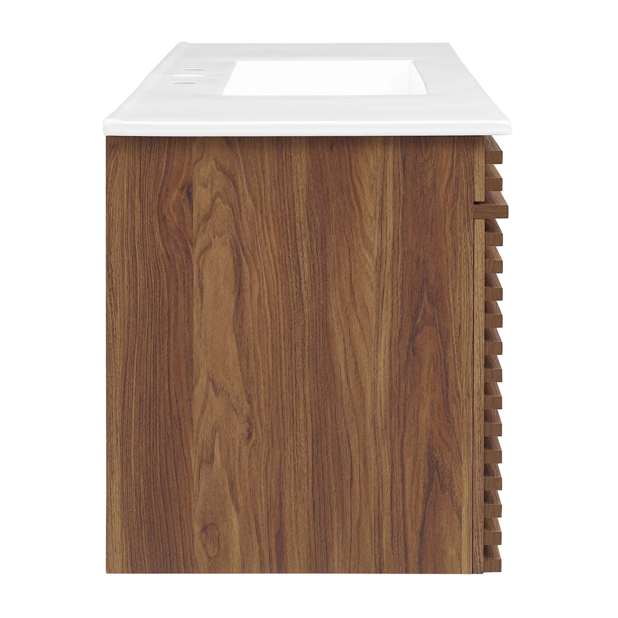 Render 48" Wall-Mount Bathroom Vanity Basin Included