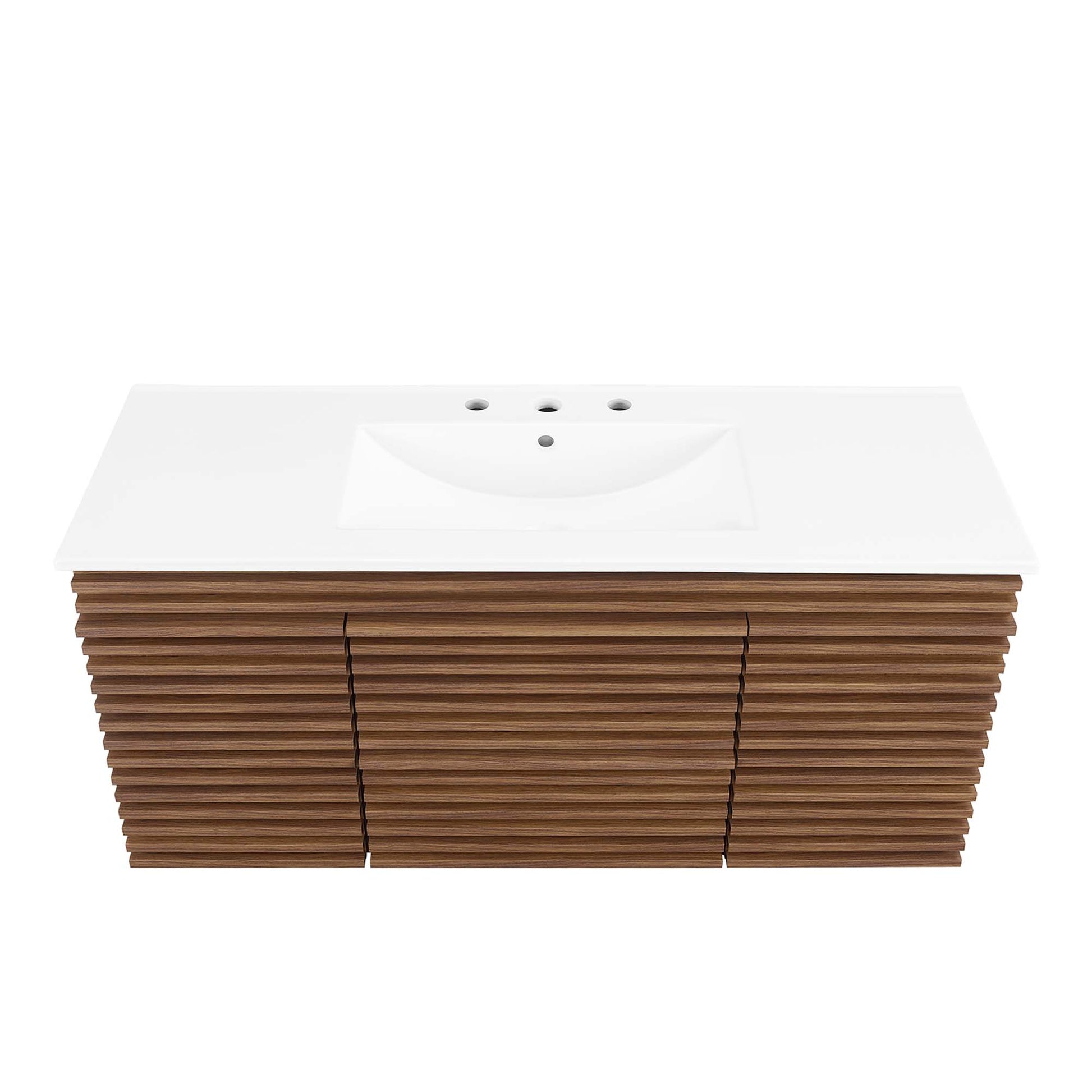 Render 48" Wall-Mount Bathroom Vanity Basin Included