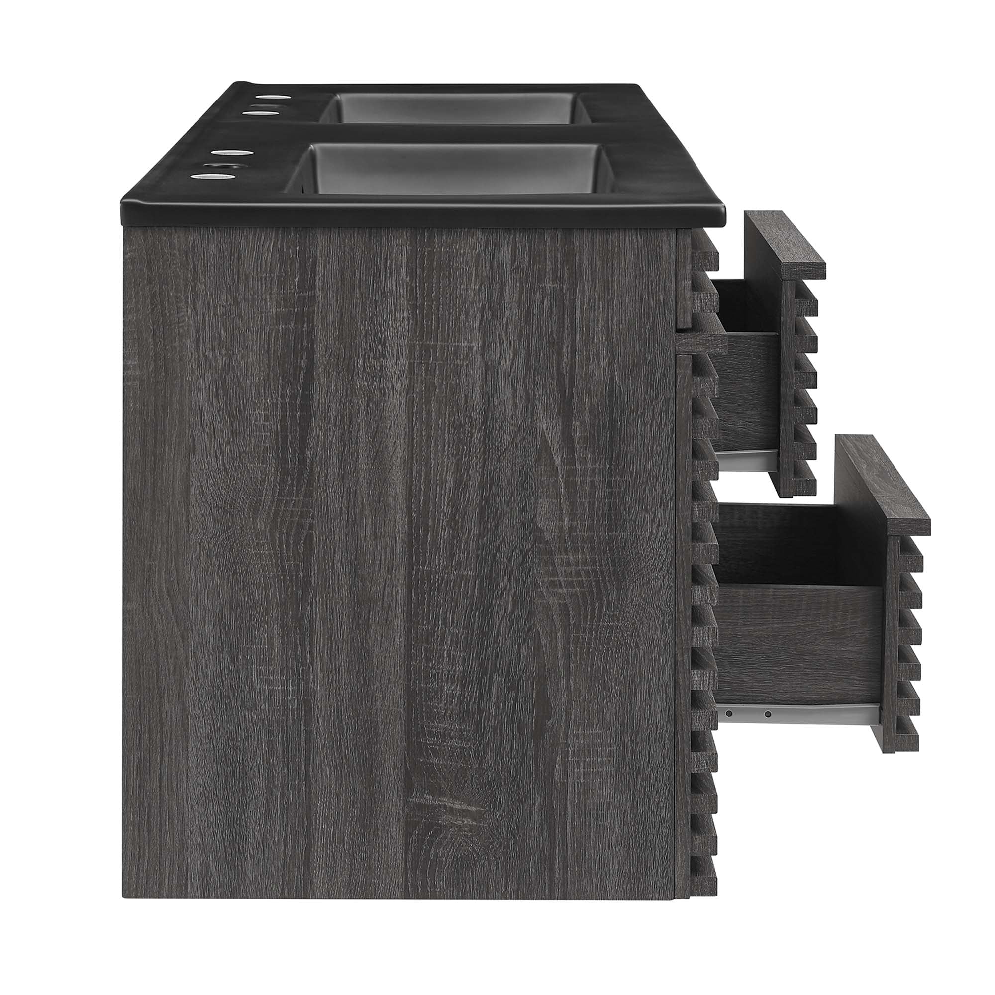 Render 48" Wall-Mount Bathroom Vanity - Gray White