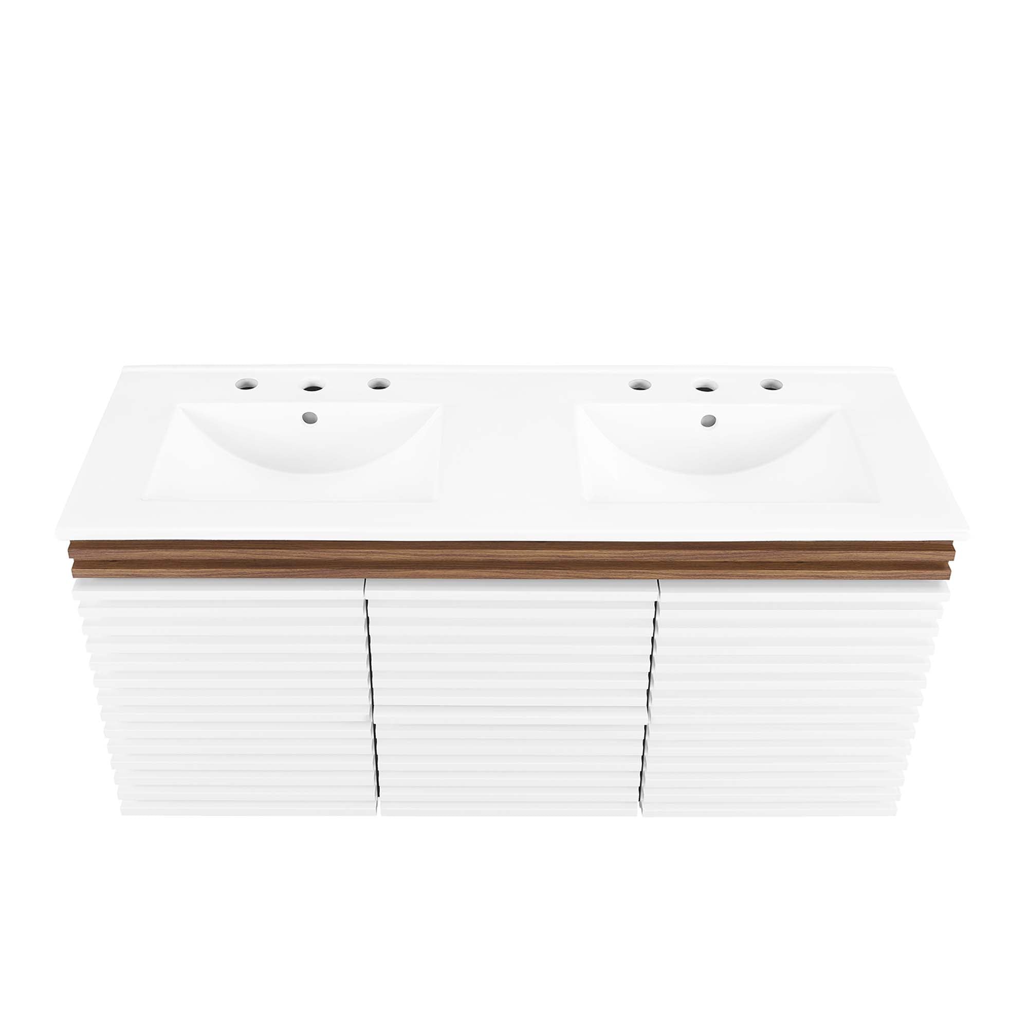 Render 48" Wall-Mount Bathroom Vanity