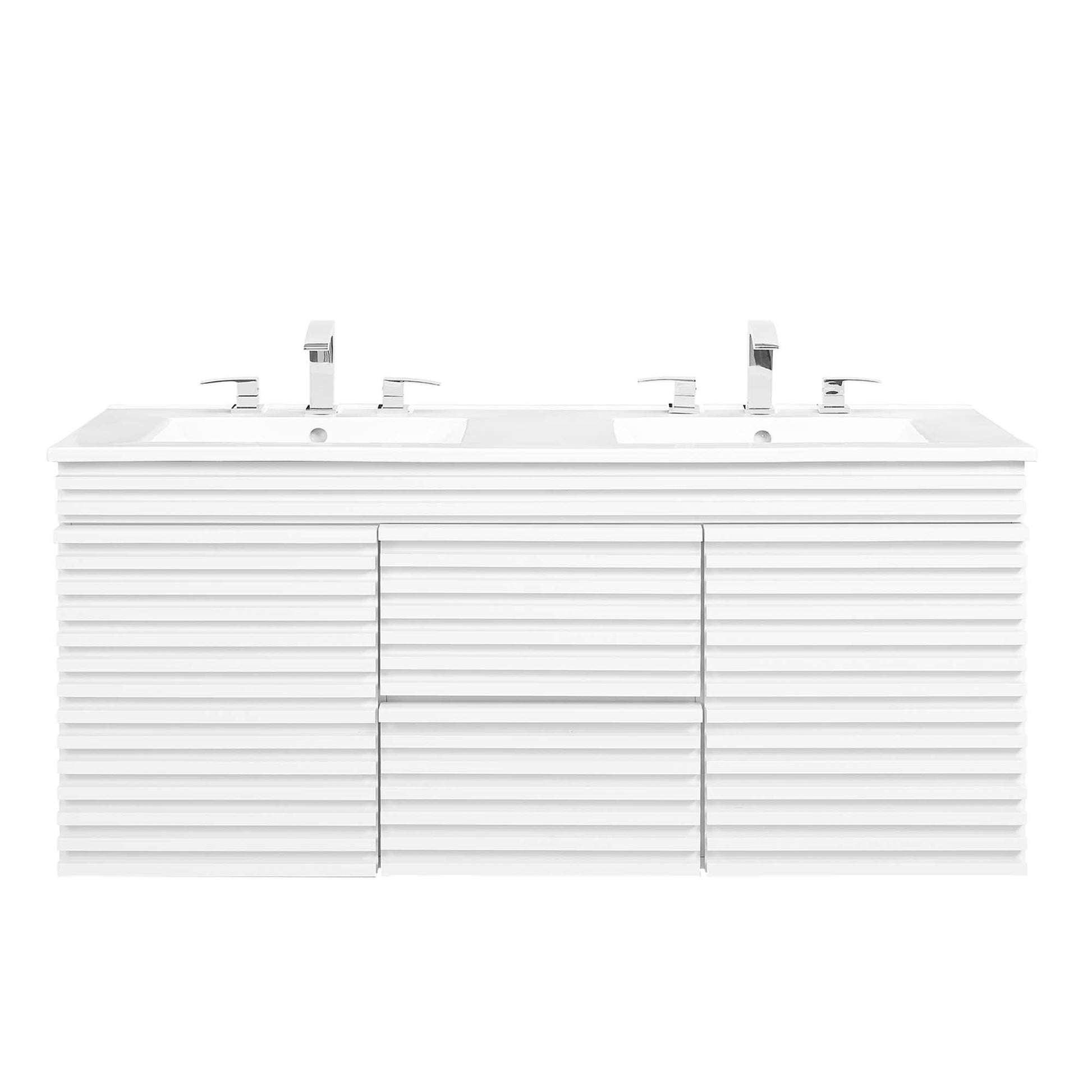 Render 48" Wall-Mount Bathroom Vanity