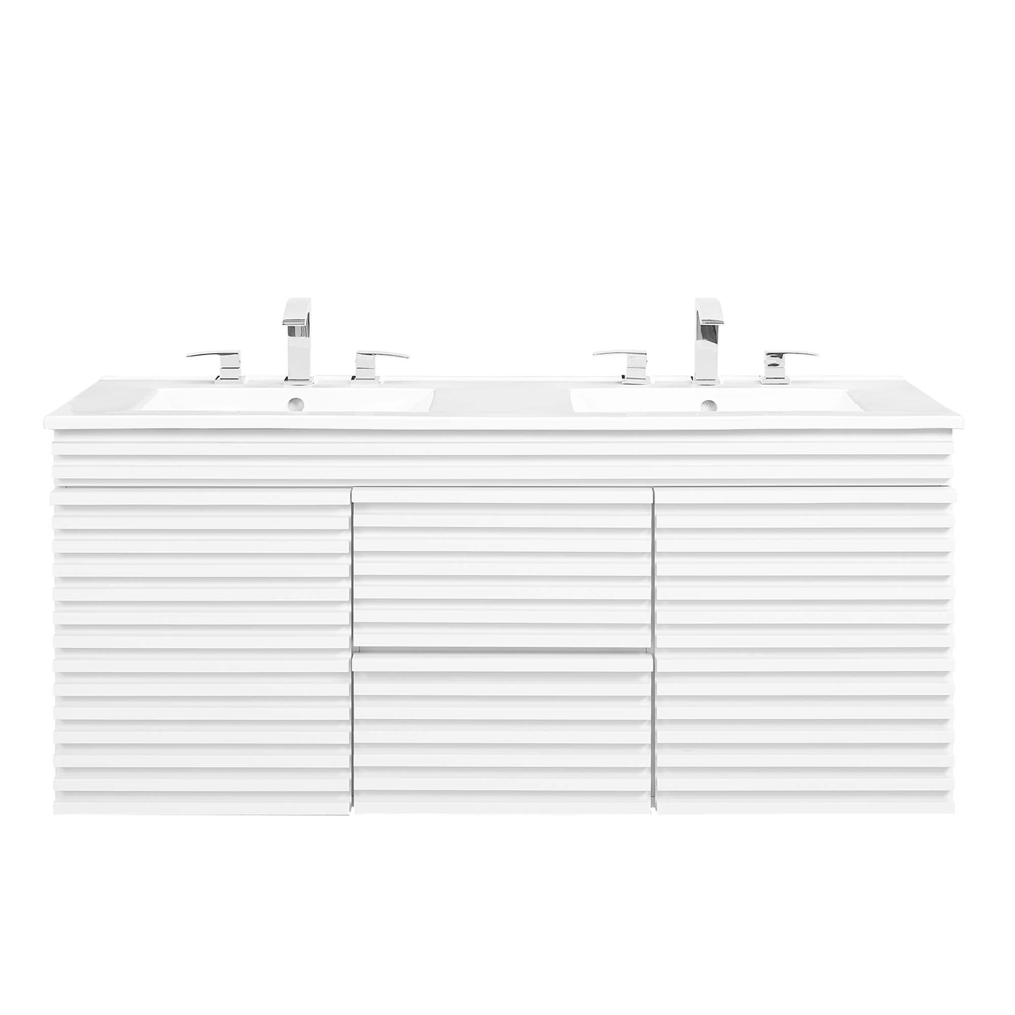 Render 48" Wall-Mount Bathroom Vanity