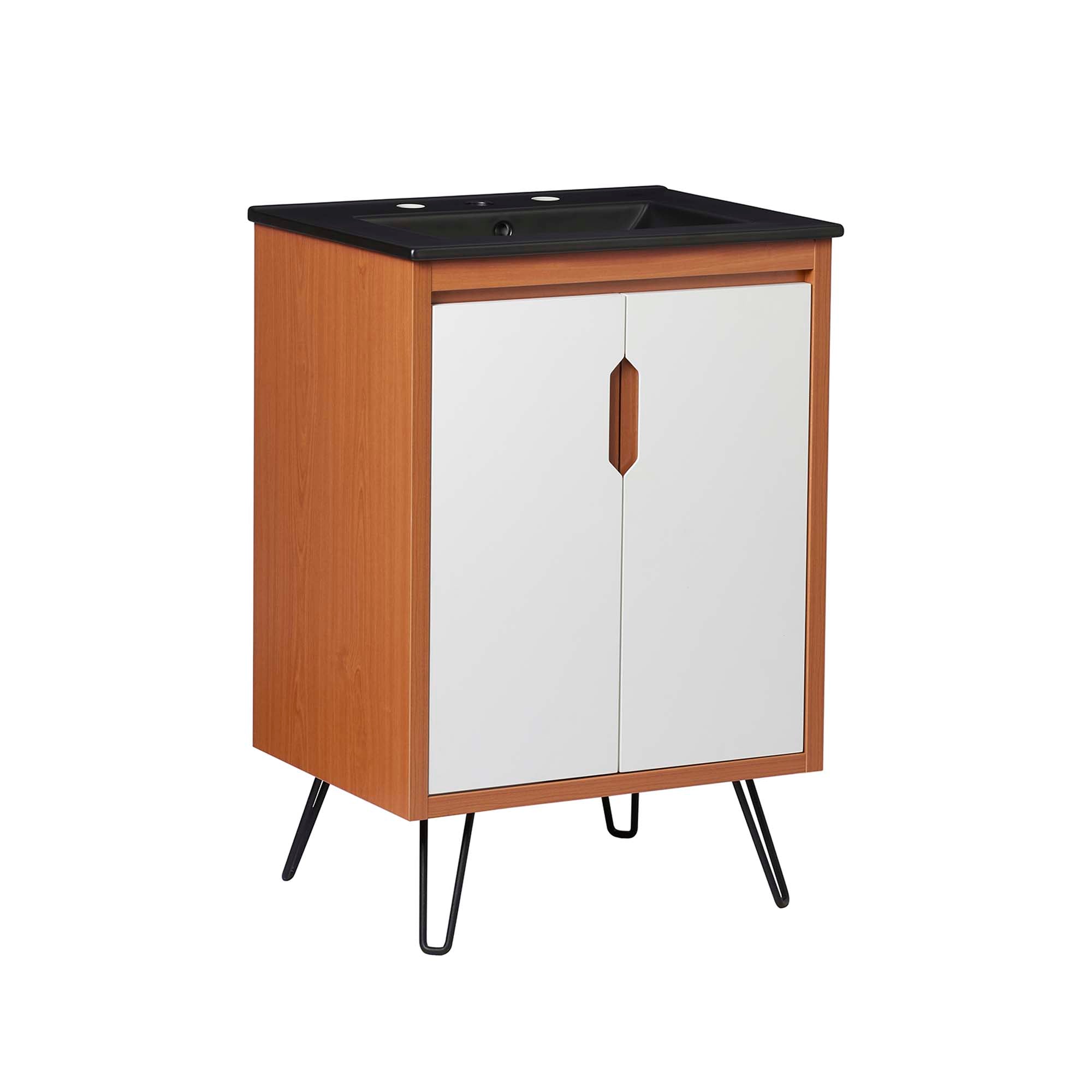 Energize Bathroom Vanity Basin Included - Cherry White Black