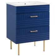 Daybreak Bathroom Vanity Basin Included - Blue White