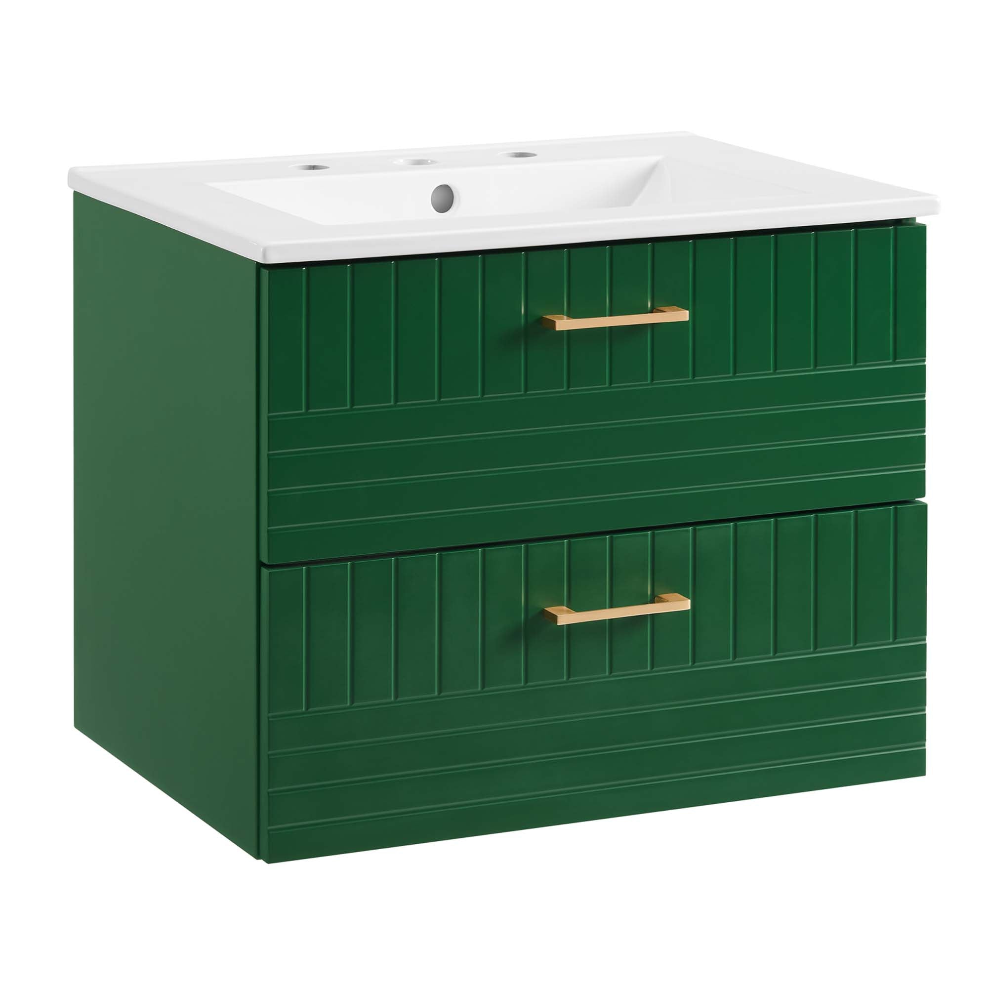 Daybreak Wall-Mount Bathroom Vanity Basin Included