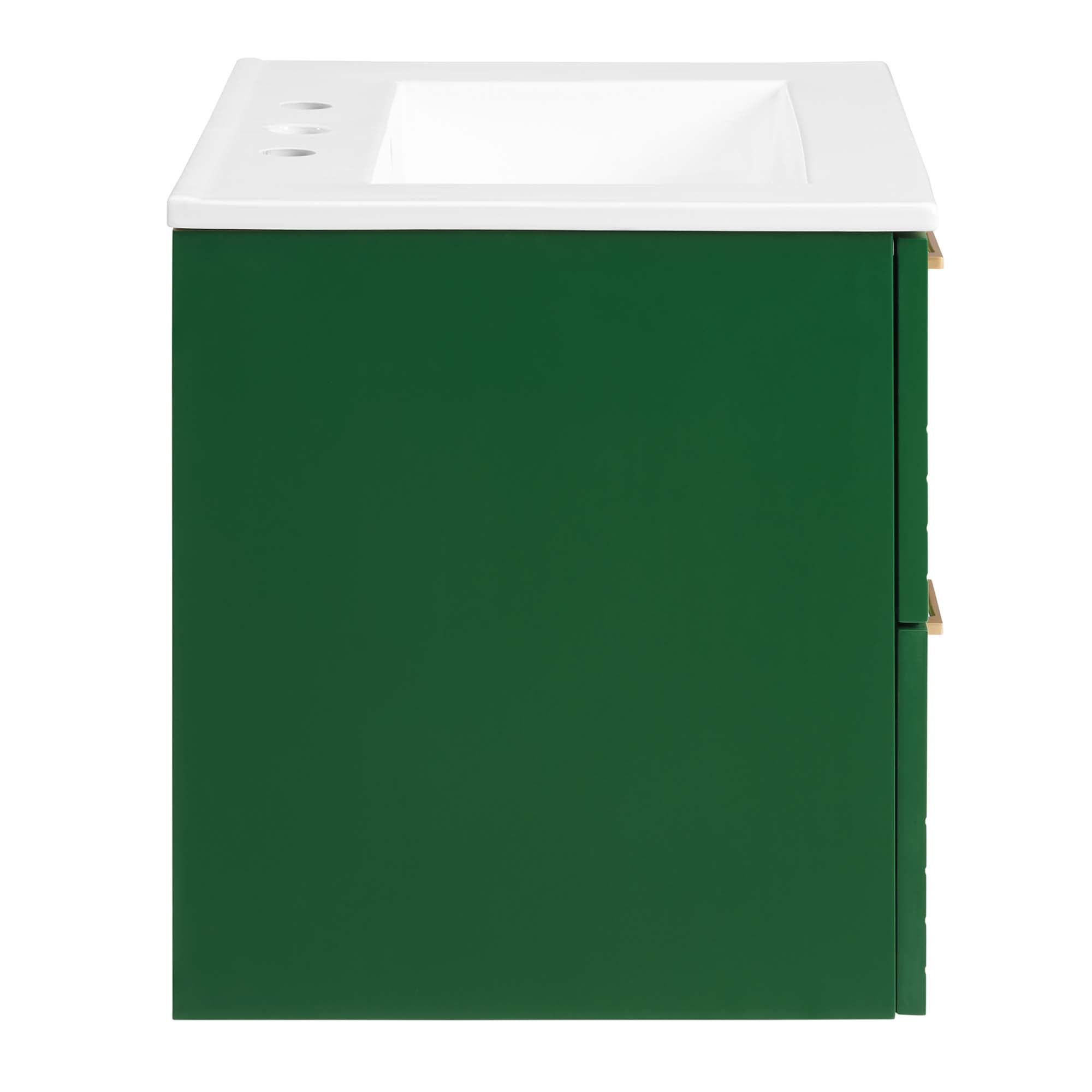 Daybreak Wall-Mount Bathroom Vanity Basin Included