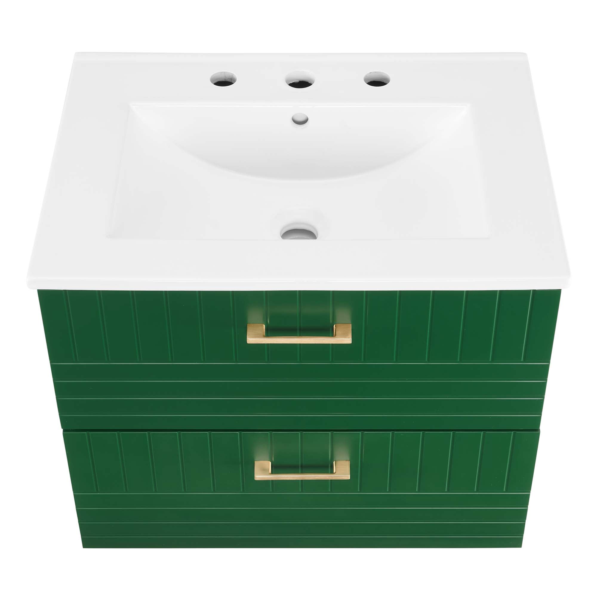 Daybreak Wall-Mount Bathroom Vanity Basin Included