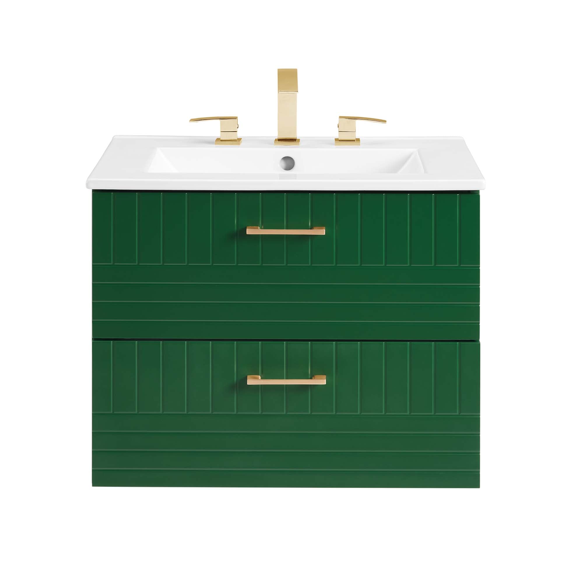 Daybreak Wall-Mount Bathroom Vanity Basin Included