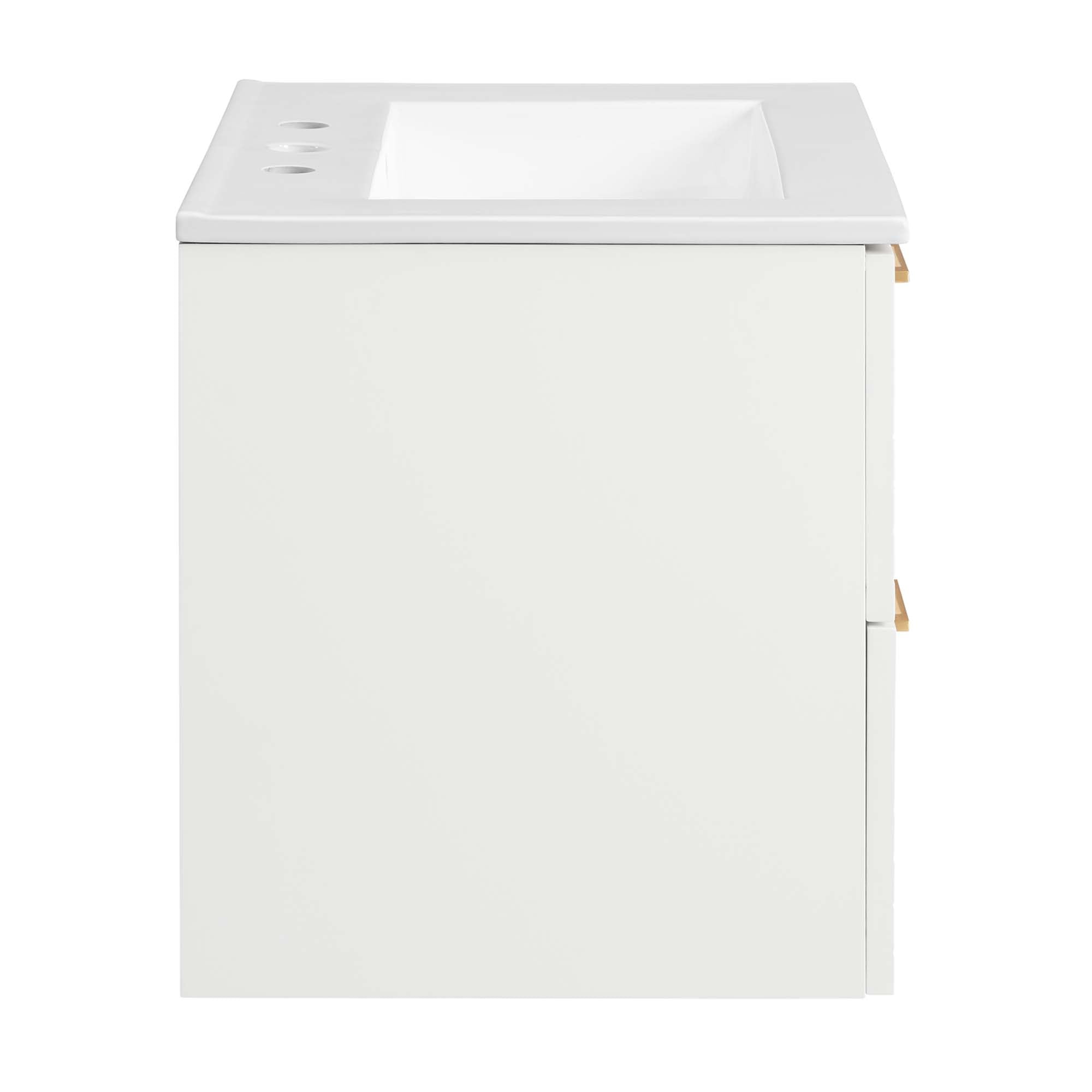 Daybreak Wall-Mount Bathroom Vanity Basin Included