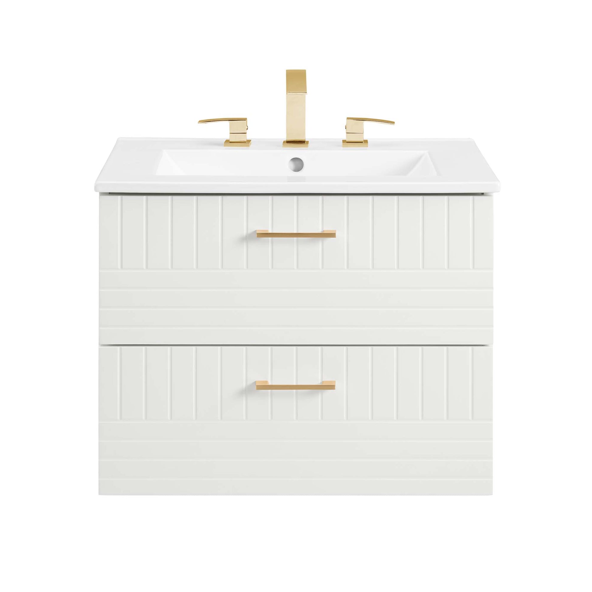 Daybreak Wall-Mount Bathroom Vanity Basin Included