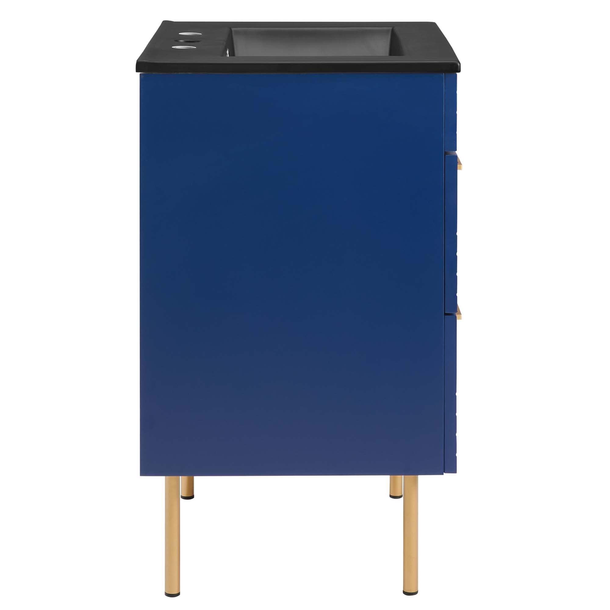 Daybreak 24" Bathroom Vanity - White Black