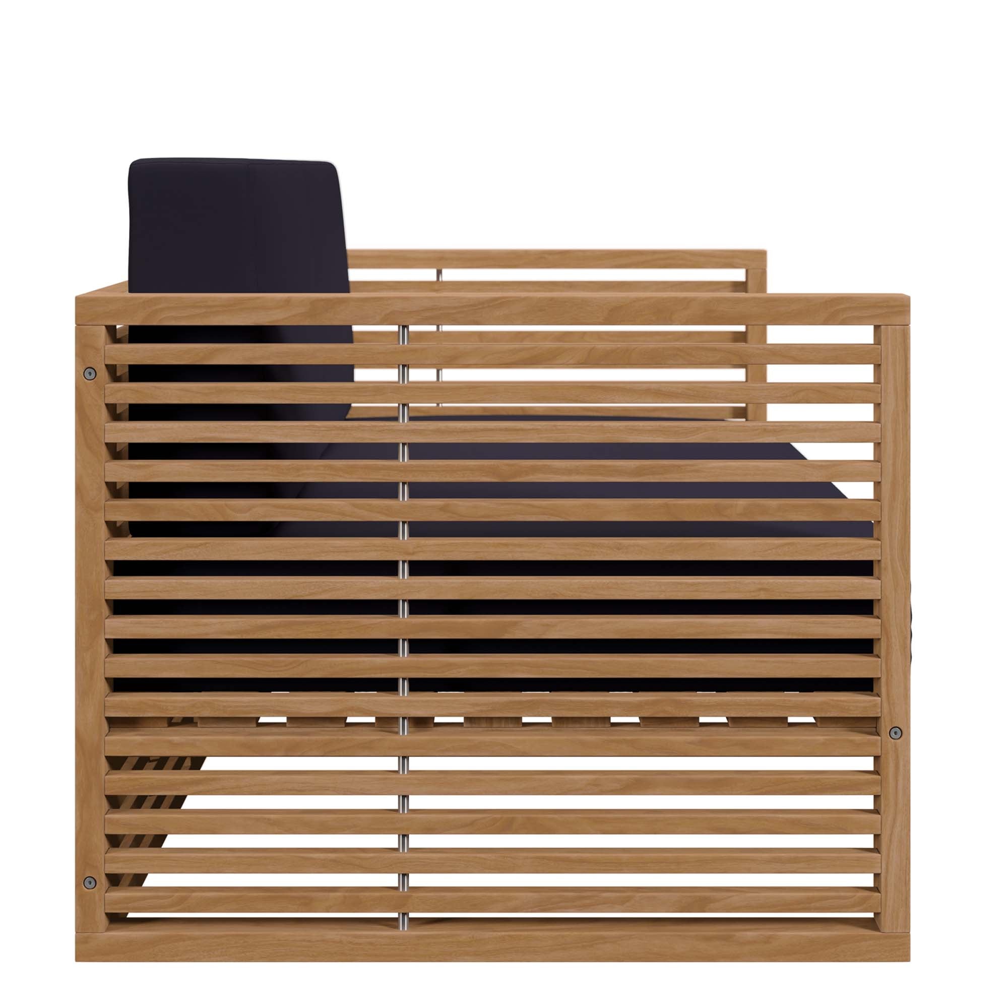 Carlsbad 6-Piece Teak Wood Outdoor Patio Outdoor Patio Set