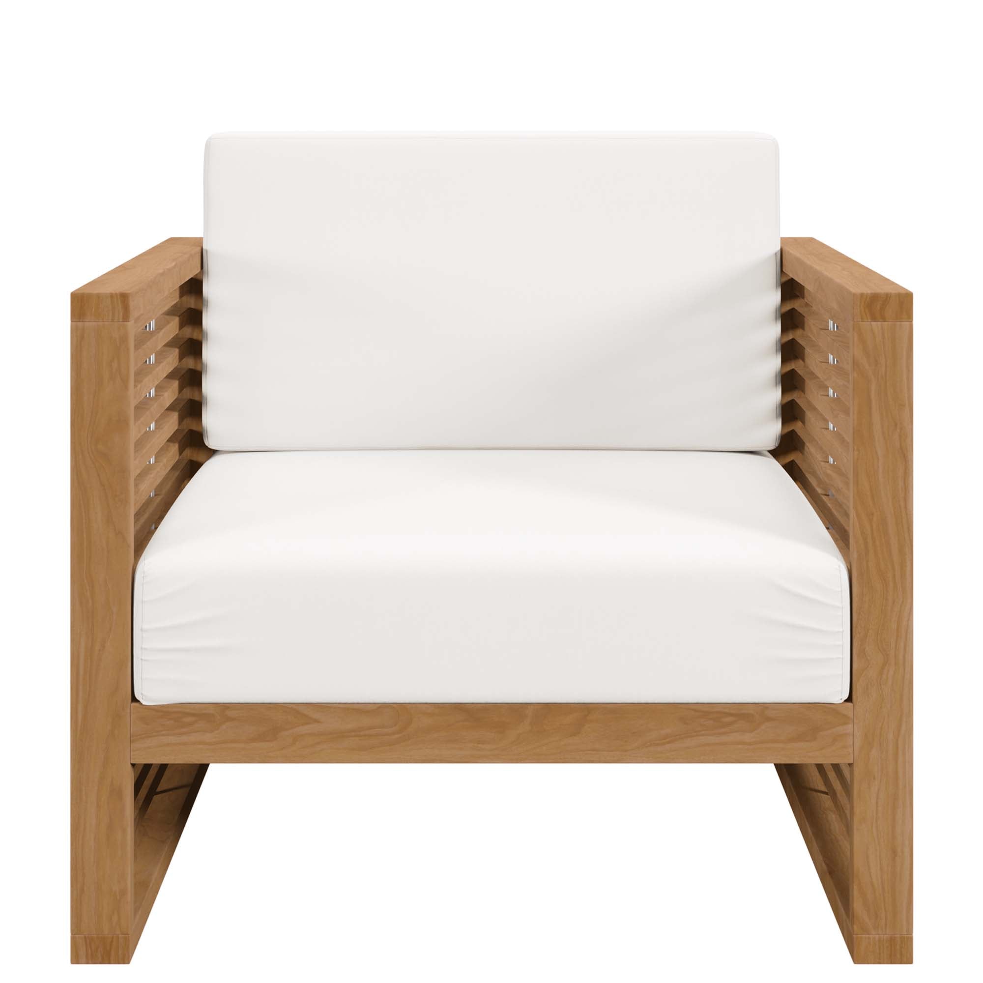 Carlsbad 6-Piece Teak Wood Outdoor Patio Outdoor Patio Set