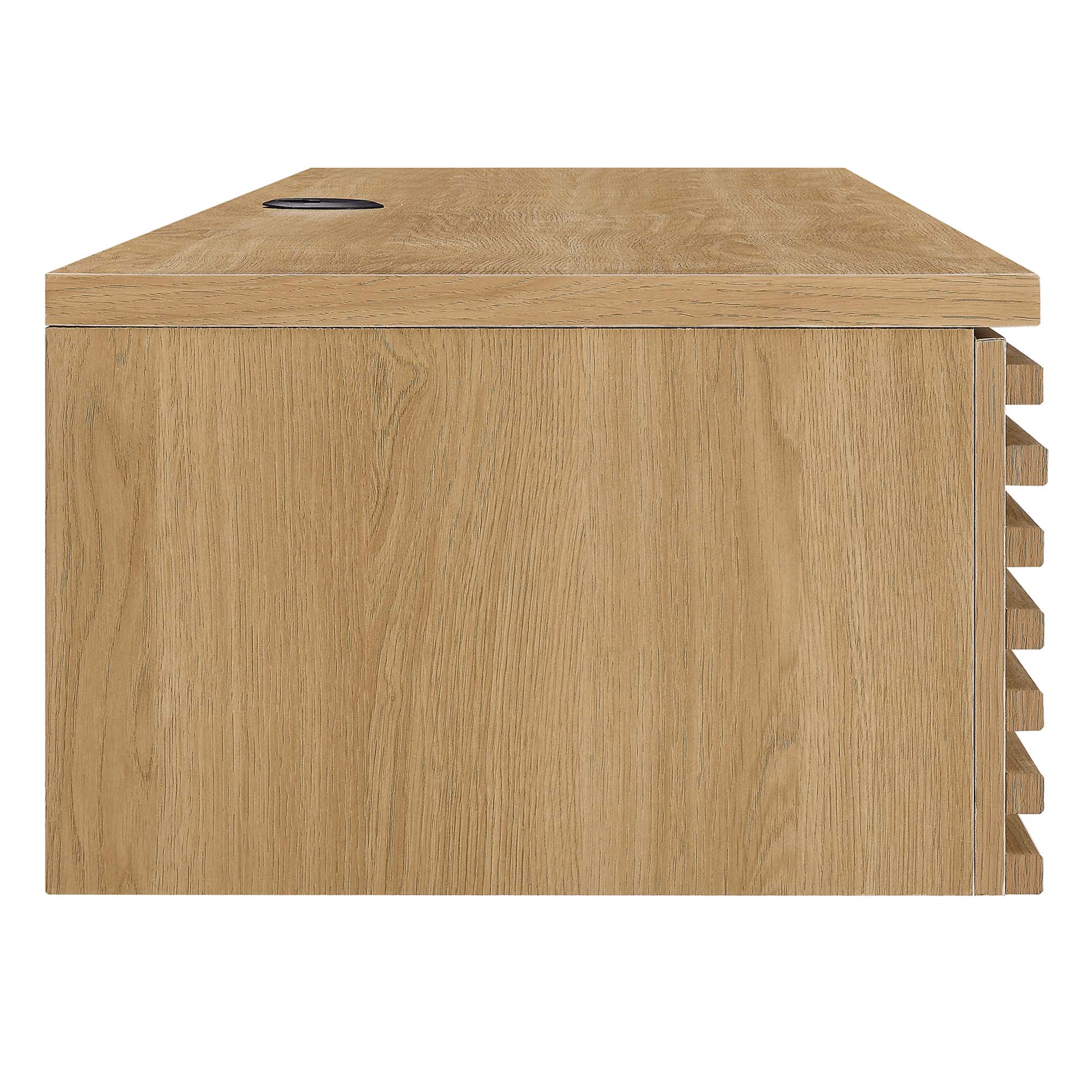 Render Wall Mount Wood Office Desk - White