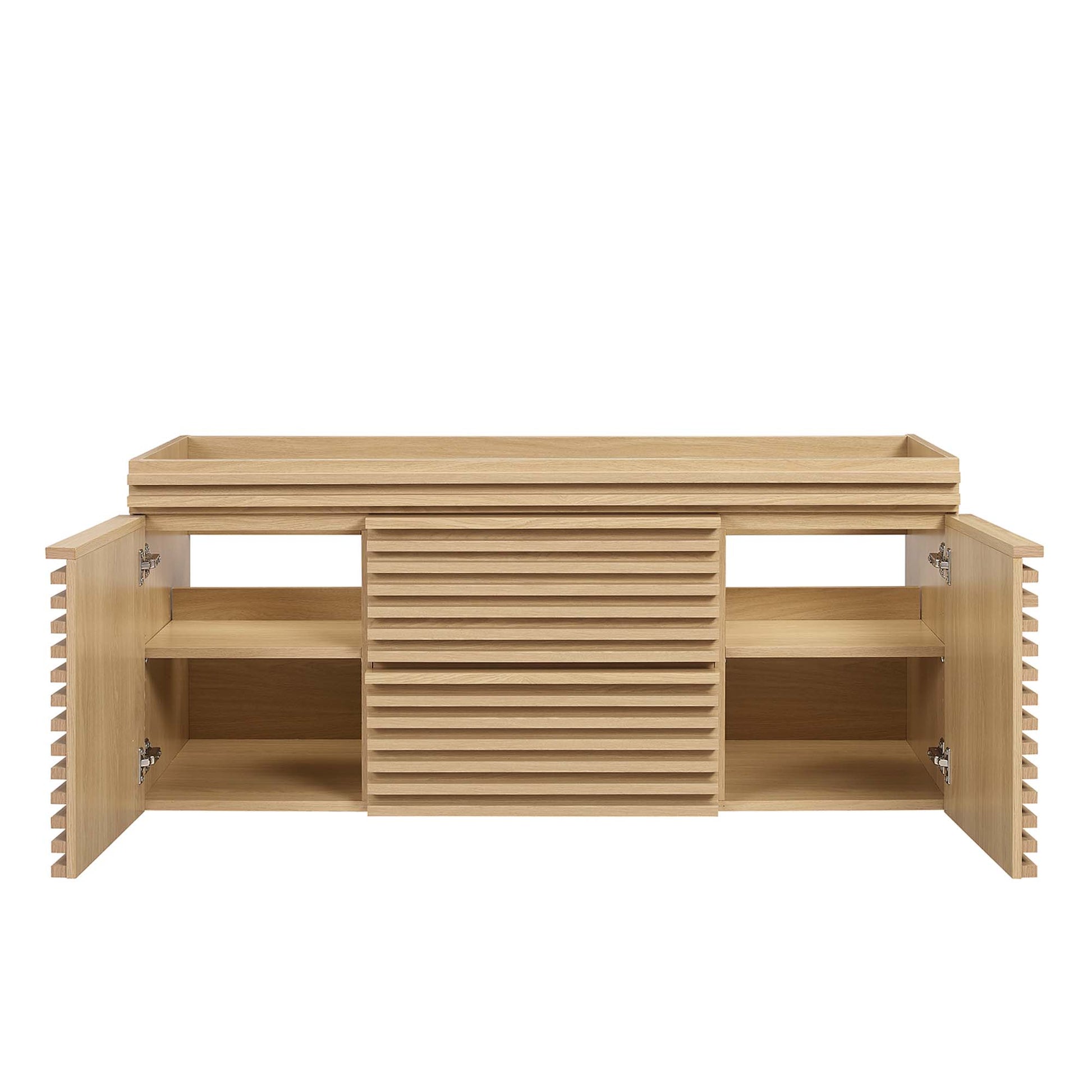 Render 48" Wall-Mount Bathroom Cabinet Basin Not Included